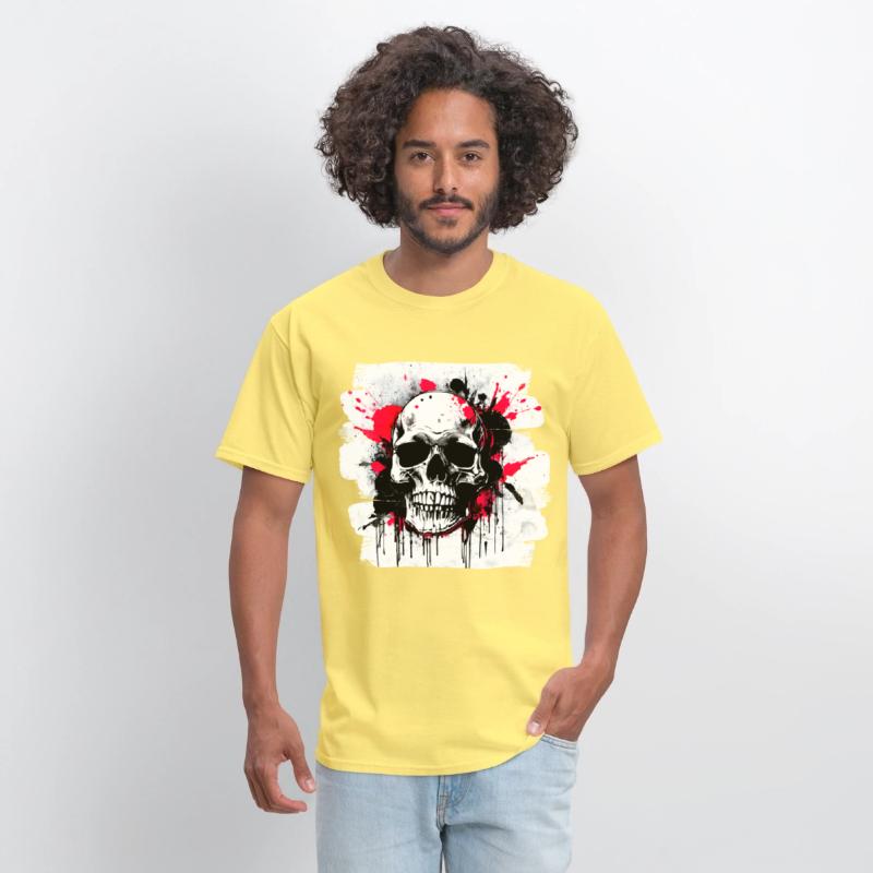 Skull Tattoo Heavy Metal Biker Style