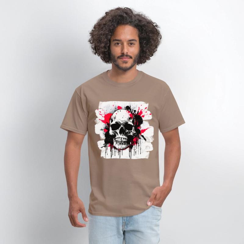 Skull Tattoo Heavy Metal Biker Style