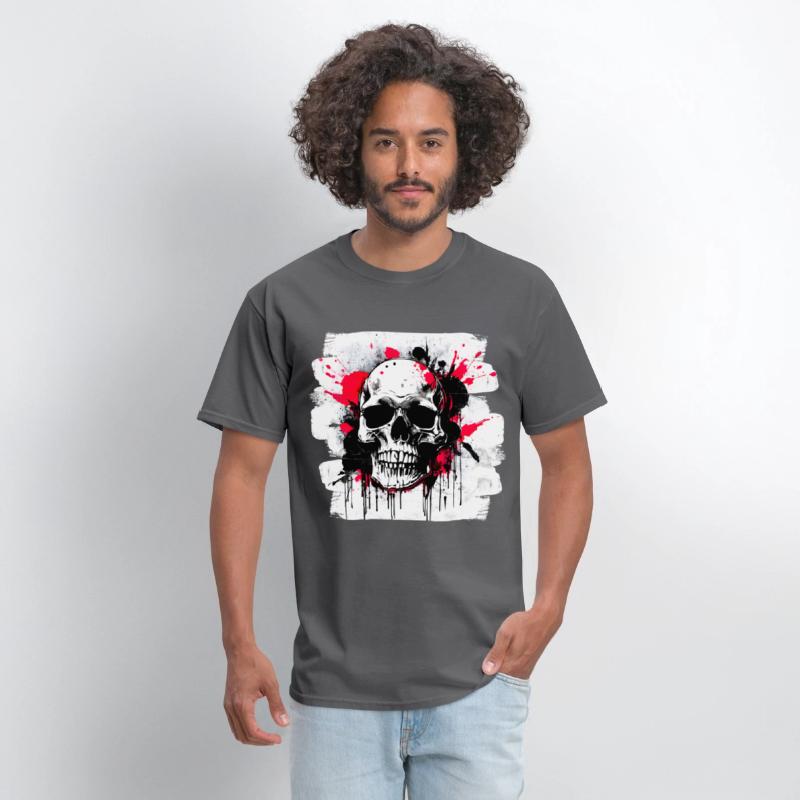 Skull Tattoo Heavy Metal Biker Style