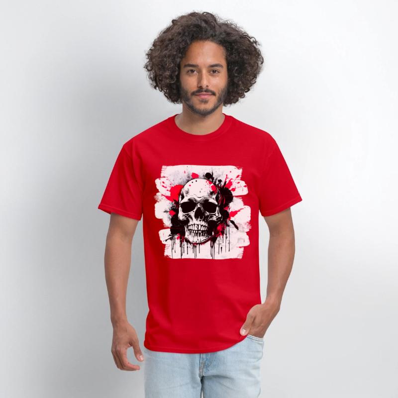 Skull Tattoo Heavy Metal Biker Style