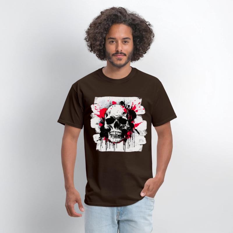 Skull Tattoo Heavy Metal Biker Style