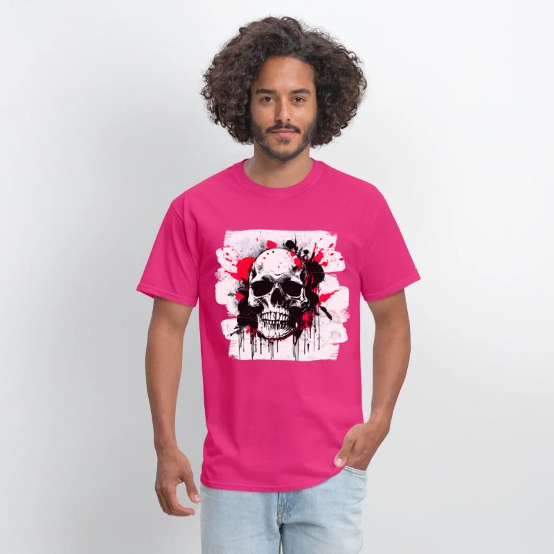 Skull Tattoo Heavy Metal Biker Style