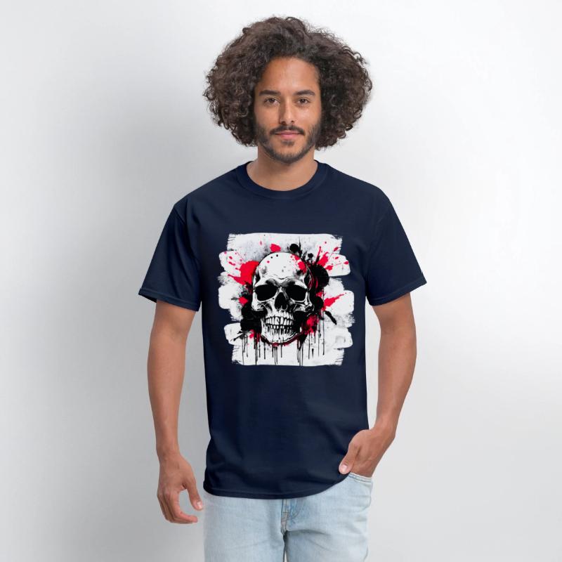 Skull Tattoo Heavy Metal Biker Style