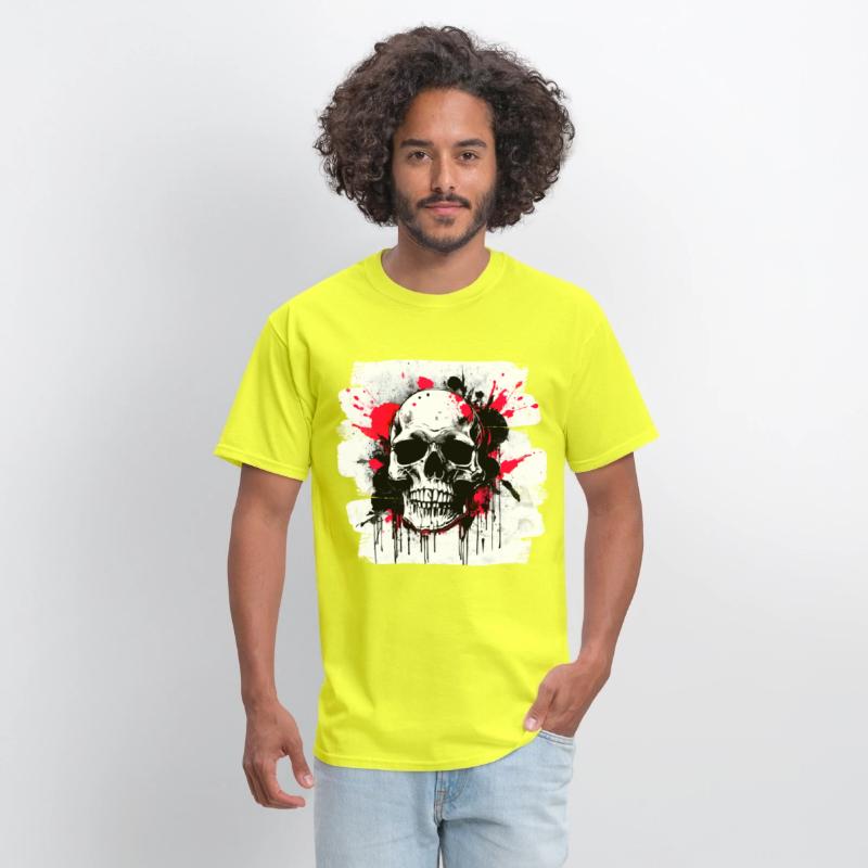 Skull Tattoo Heavy Metal Biker Style