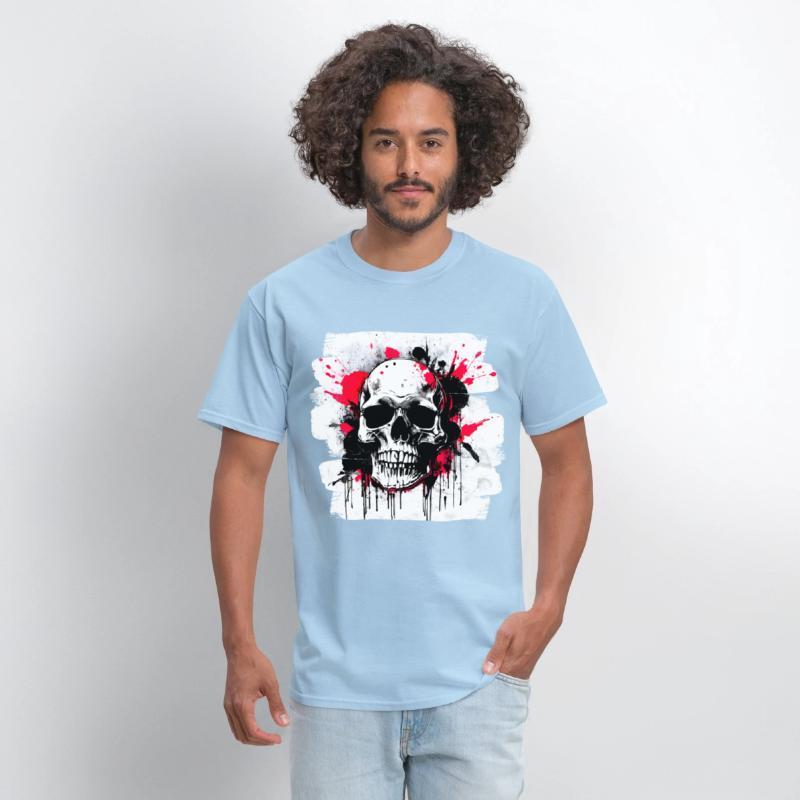 Skull Tattoo Heavy Metal Biker Style