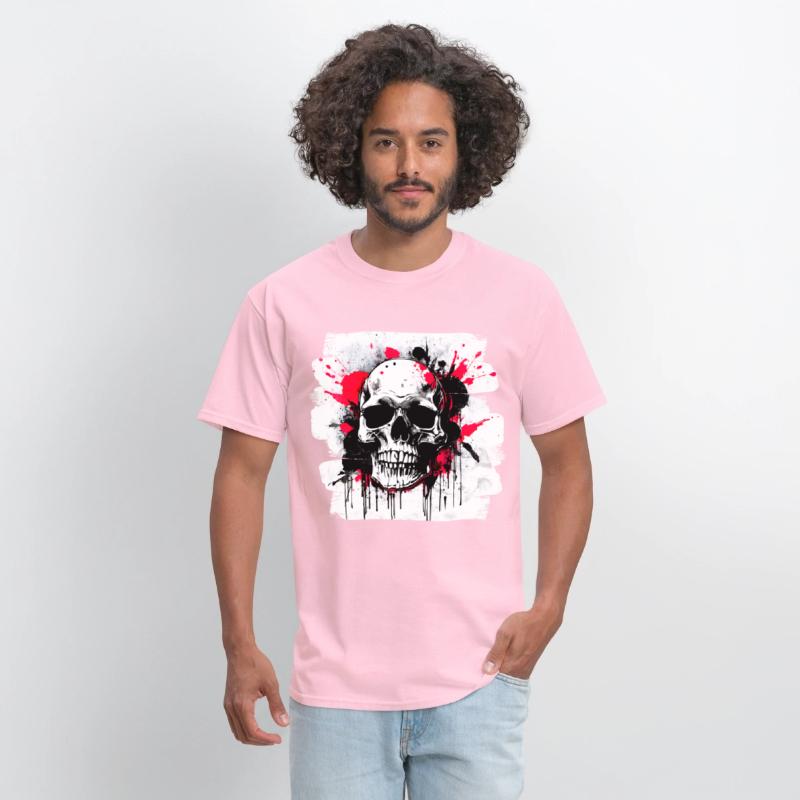 Skull Tattoo Heavy Metal Biker Style