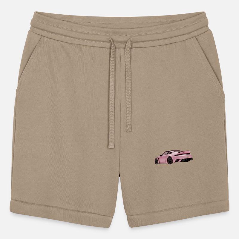 Sleek Pink Sports Car Illustration