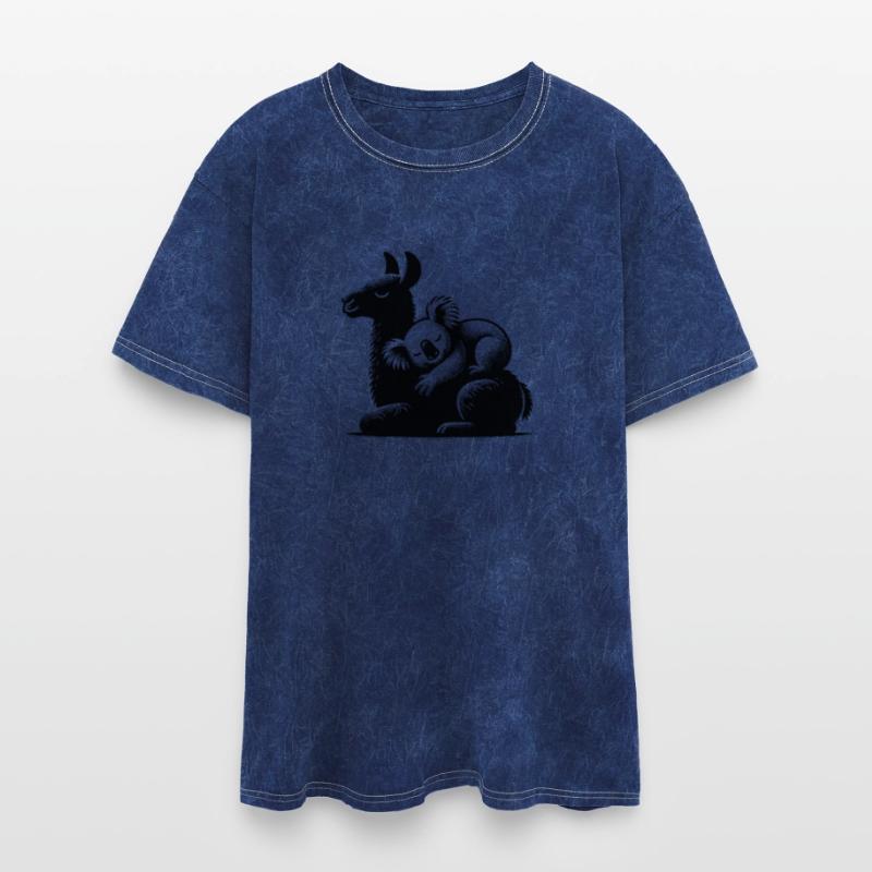 Sleeping Koala On A Sleeping Llama