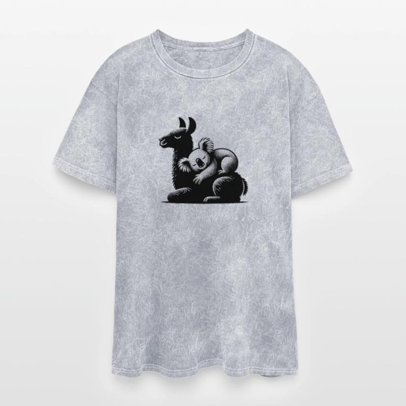 Sleeping Koala On A Sleeping Llama