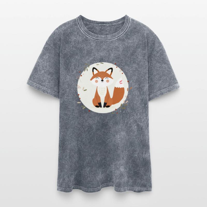 Smiling Fox - Playful Nature Illustration