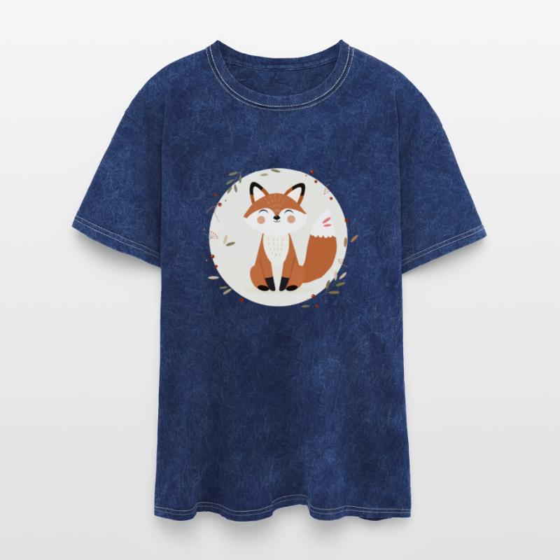 Smiling Fox - Playful Nature Illustration