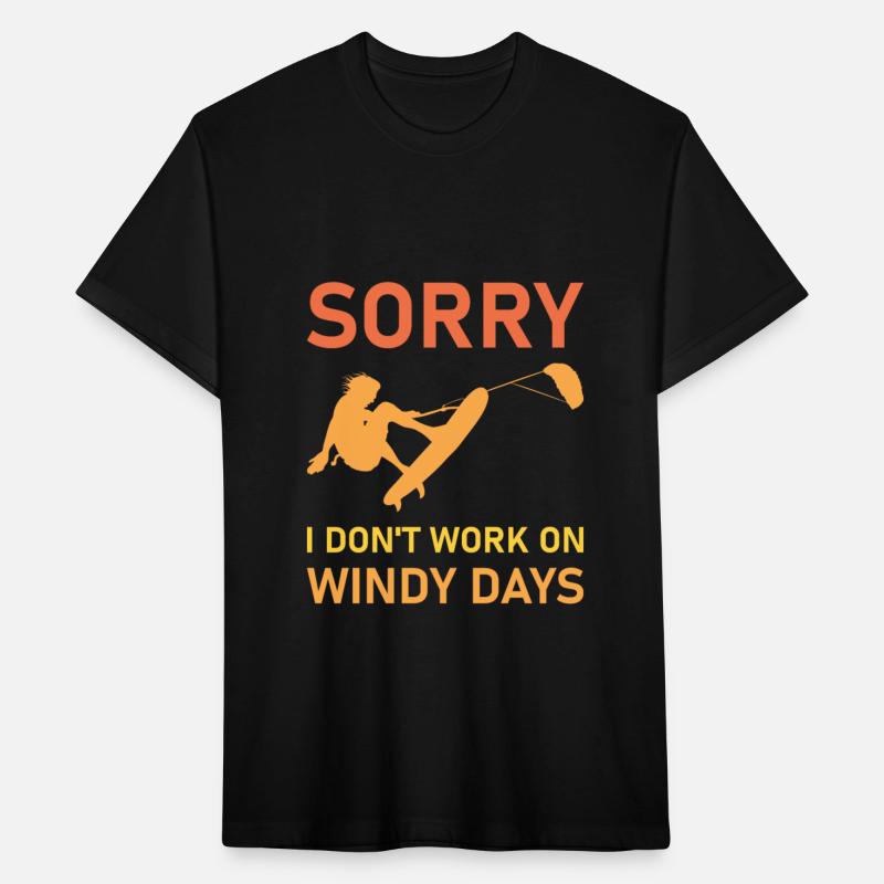 Sorry i don't work on windy days - Kitesurfing