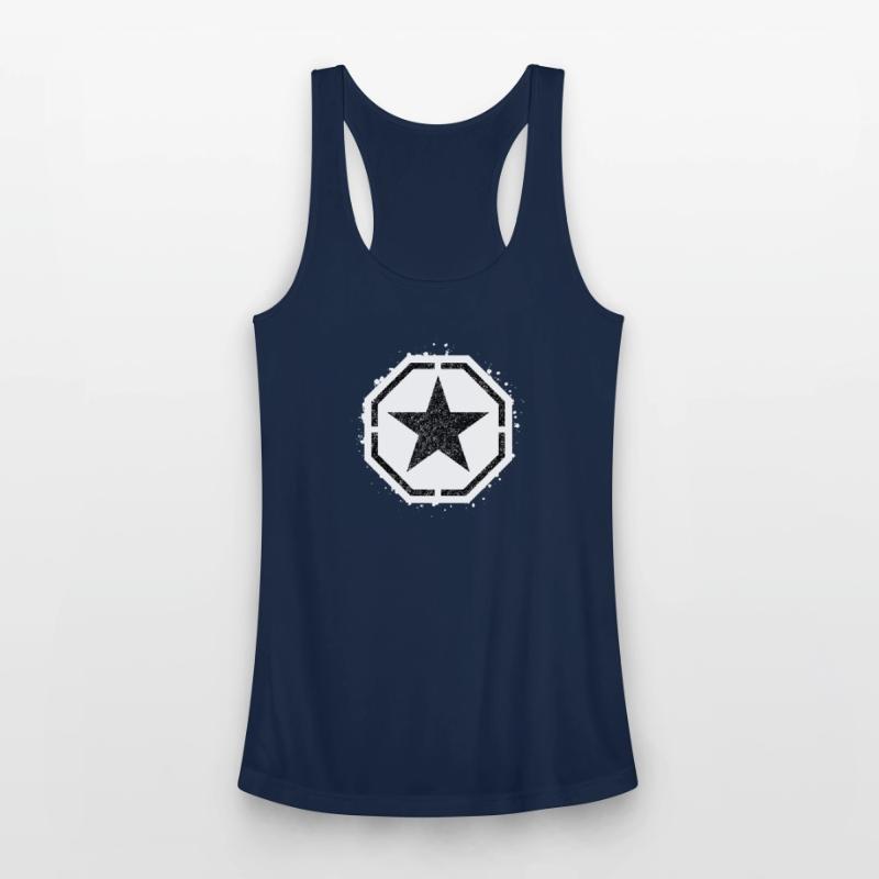 Sponge stencil Star inside octagon