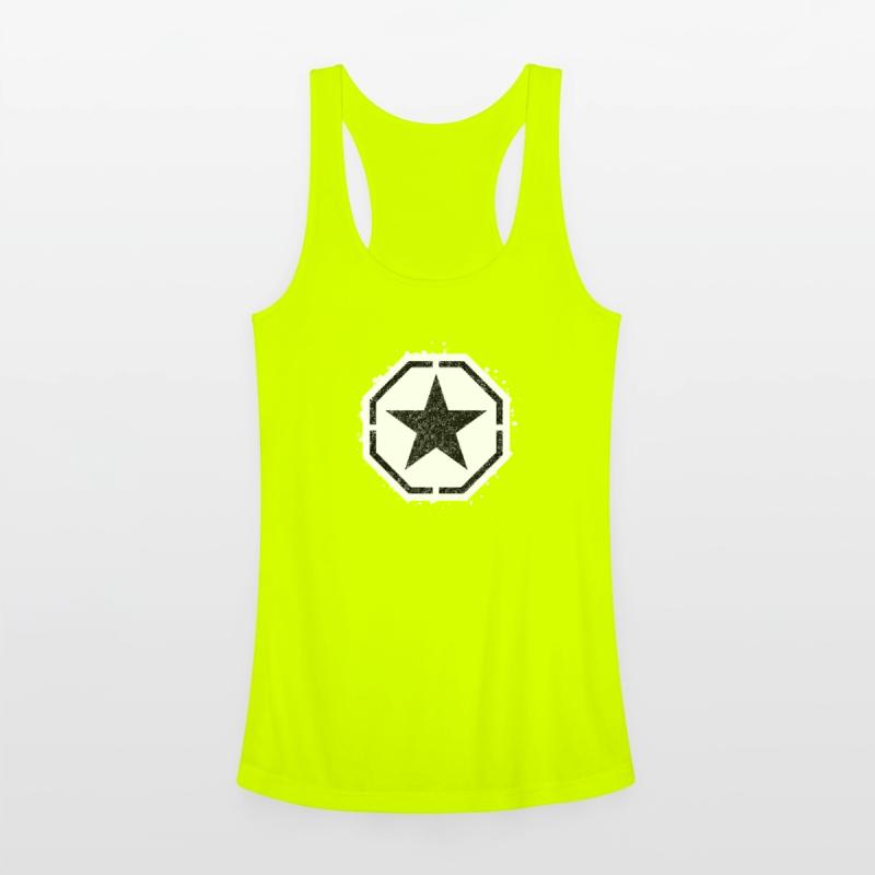 Sponge stencil Star inside octagon