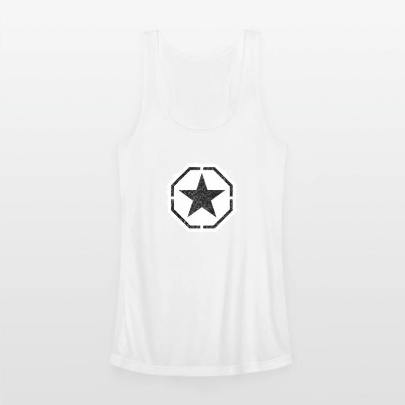 Sponge stencil Star inside octagon