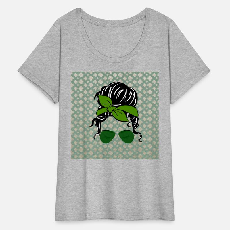 St Patricks Messy Bun