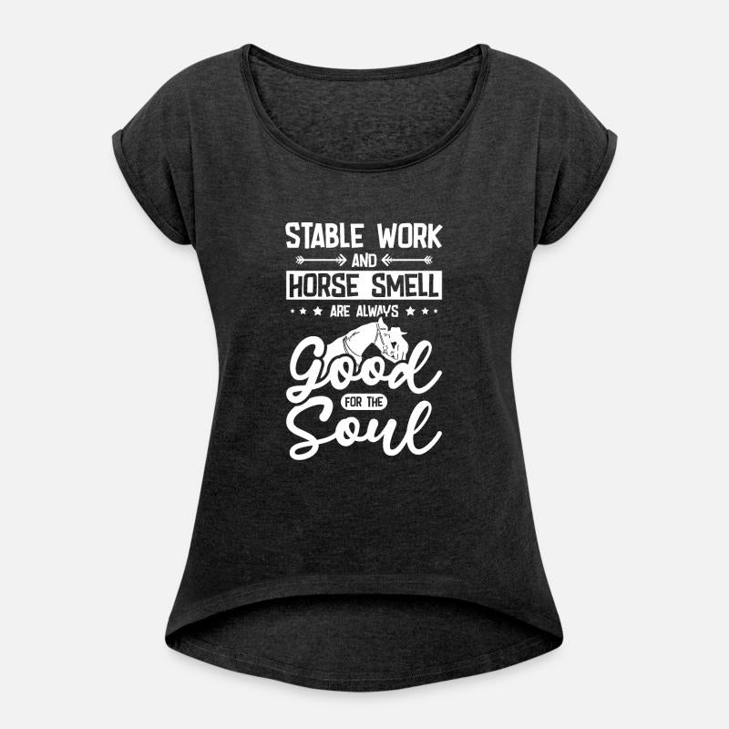 Stable work and horse smell good for the soul