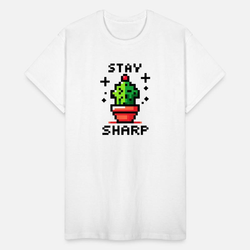 Stay Sharp: 8-Bit Cactus Love