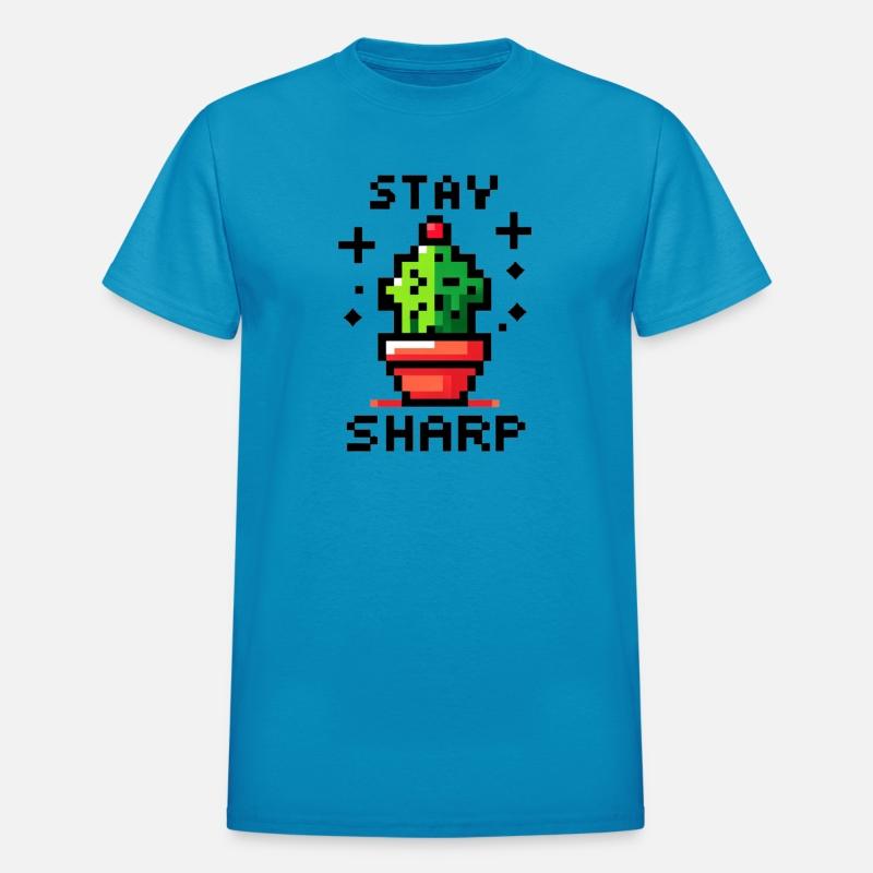 Stay Sharp: 8-Bit Cactus Love