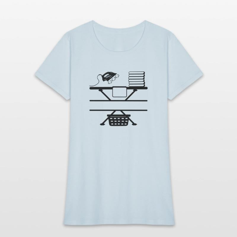 Steam iron ironing pad text banner