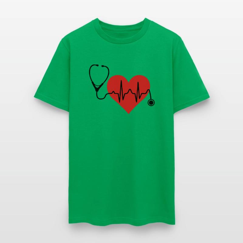 Stethoscope Heartbeat Heart T Shirt