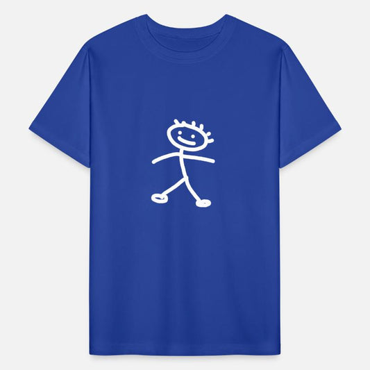 Stick figures (white)