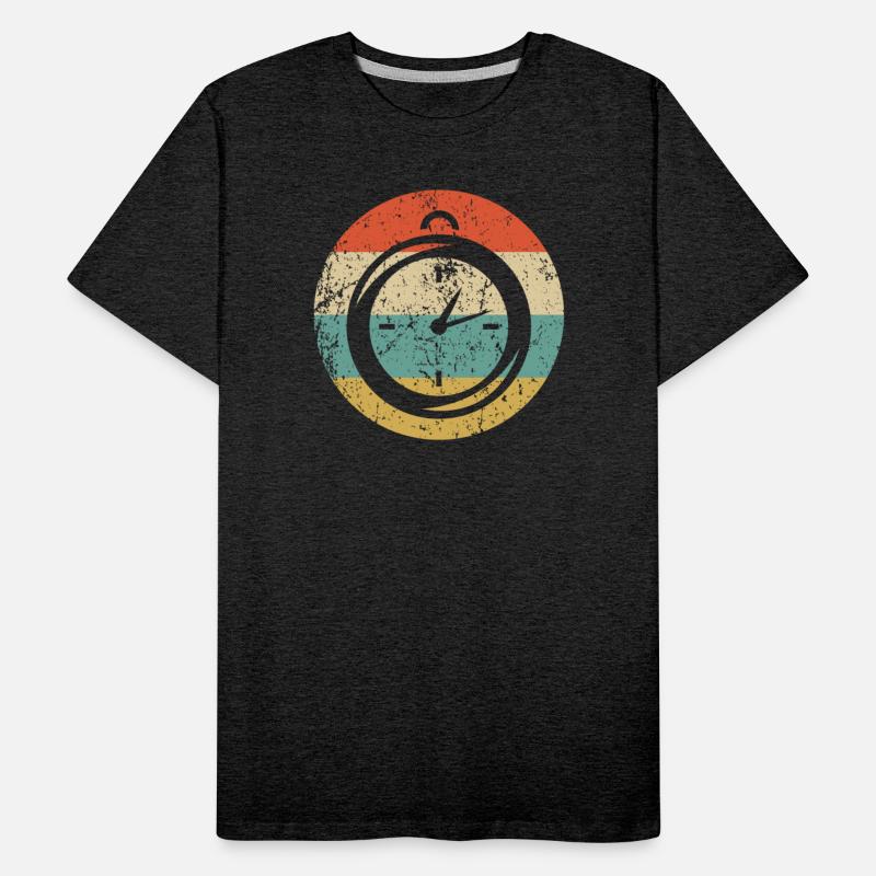 Stopwatch Icon Retro Track and Field Coach