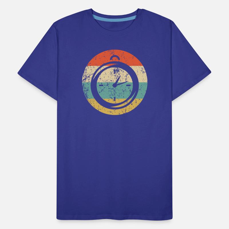 Stopwatch Icon Retro Track and Field Coach