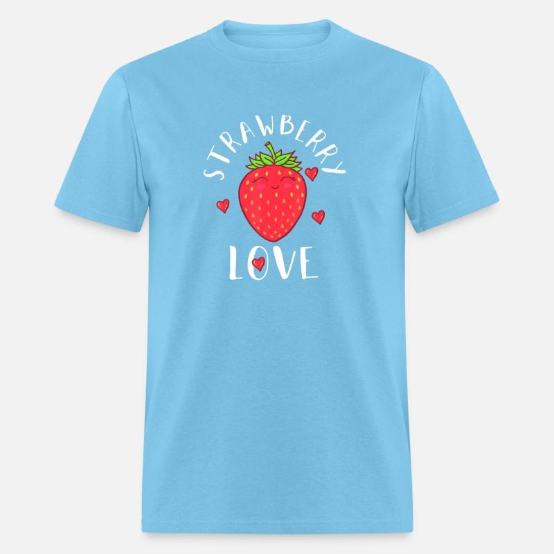 Strawberry Love Lover Fruit Smiling Farmer Greengr