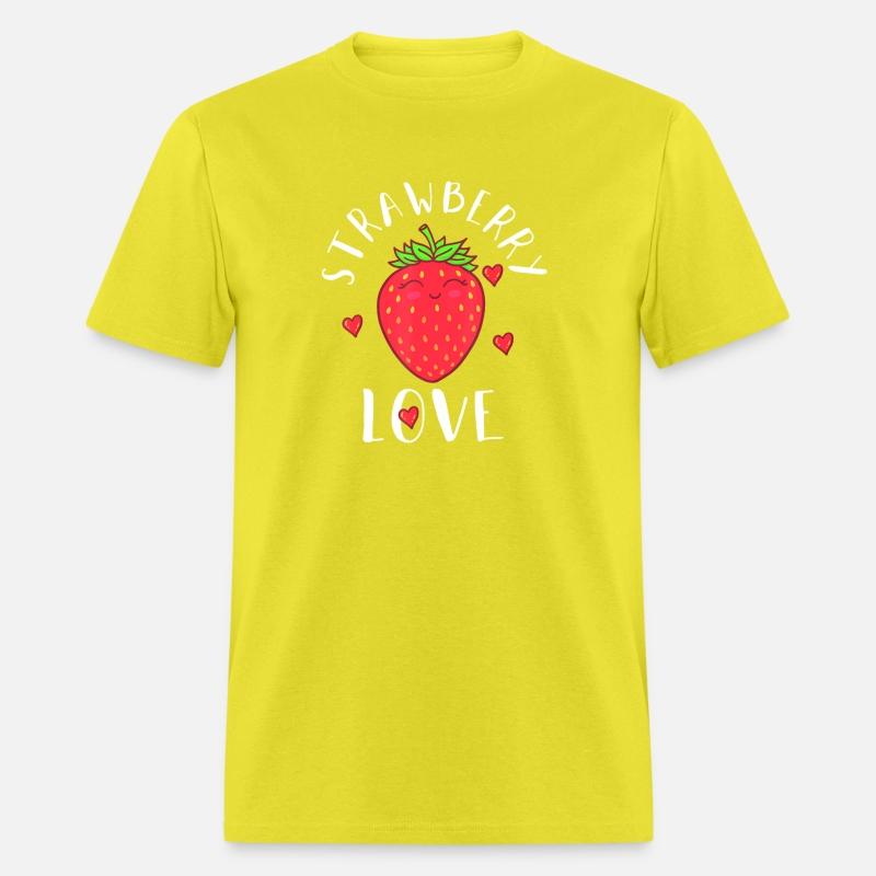 Strawberry Love Lover Fruit Smiling Farmer Greengr