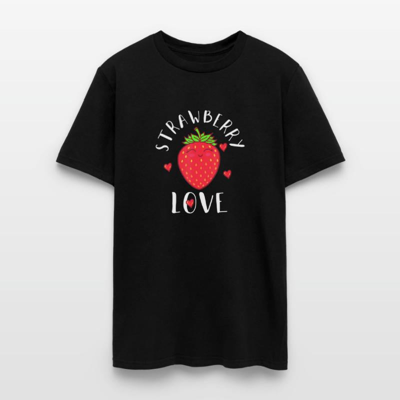 Strawberry Love Lover Fruit Smiling Farmer Greengr