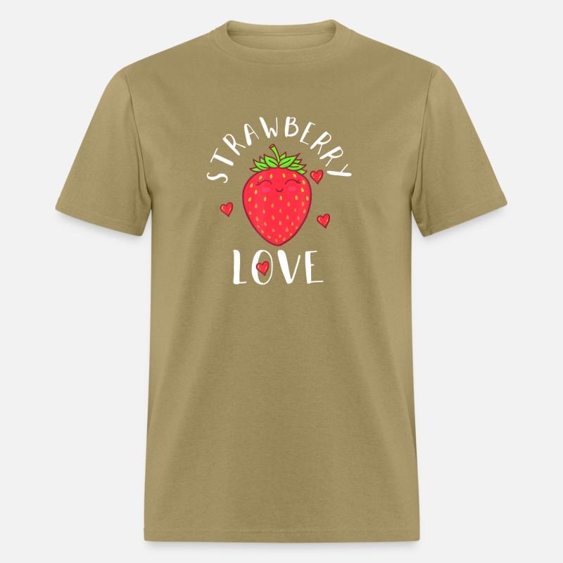 Strawberry Love Lover Fruit Smiling Farmer Greengr