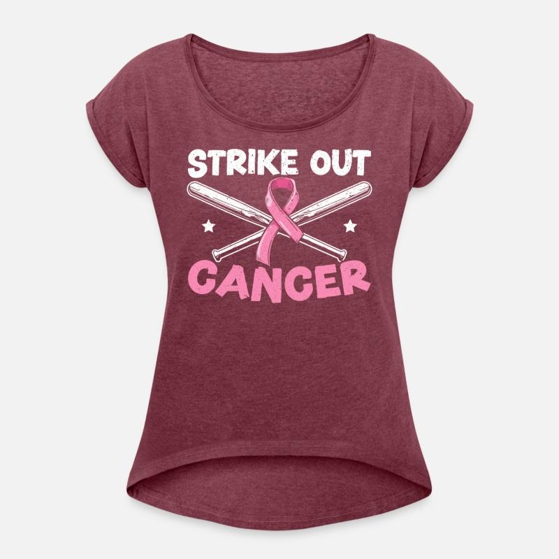 Strike Out Cancer Baseball Player Breast Cancer
