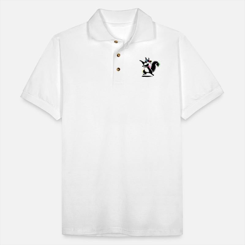 Stylish Squirrel with Sunglasses Stencil