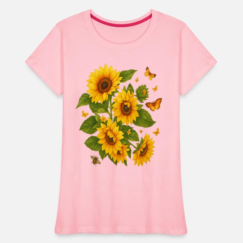 Sunflower Symphony – Vibrant Botanical Illustratio