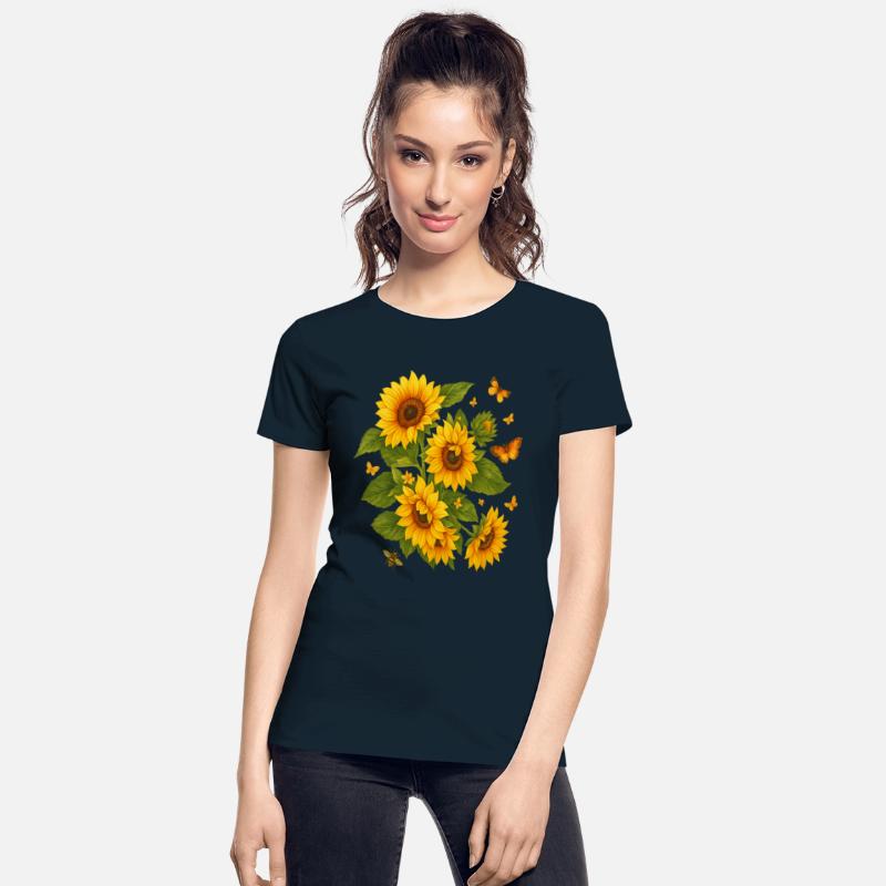 Sunflower Symphony – Vibrant Botanical Illustratio