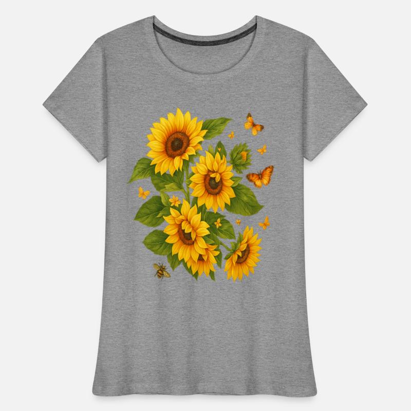 Sunflower Symphony – Vibrant Botanical Illustratio