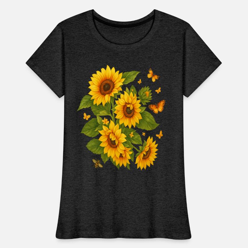Sunflower Symphony – Vibrant Botanical Illustratio