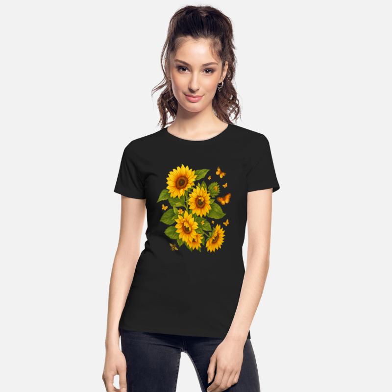Sunflower Symphony – Vibrant Botanical Illustratio