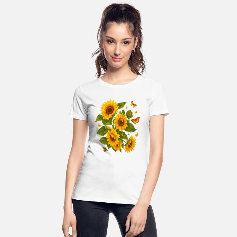 Sunflower Symphony – Vibrant Botanical Illustratio