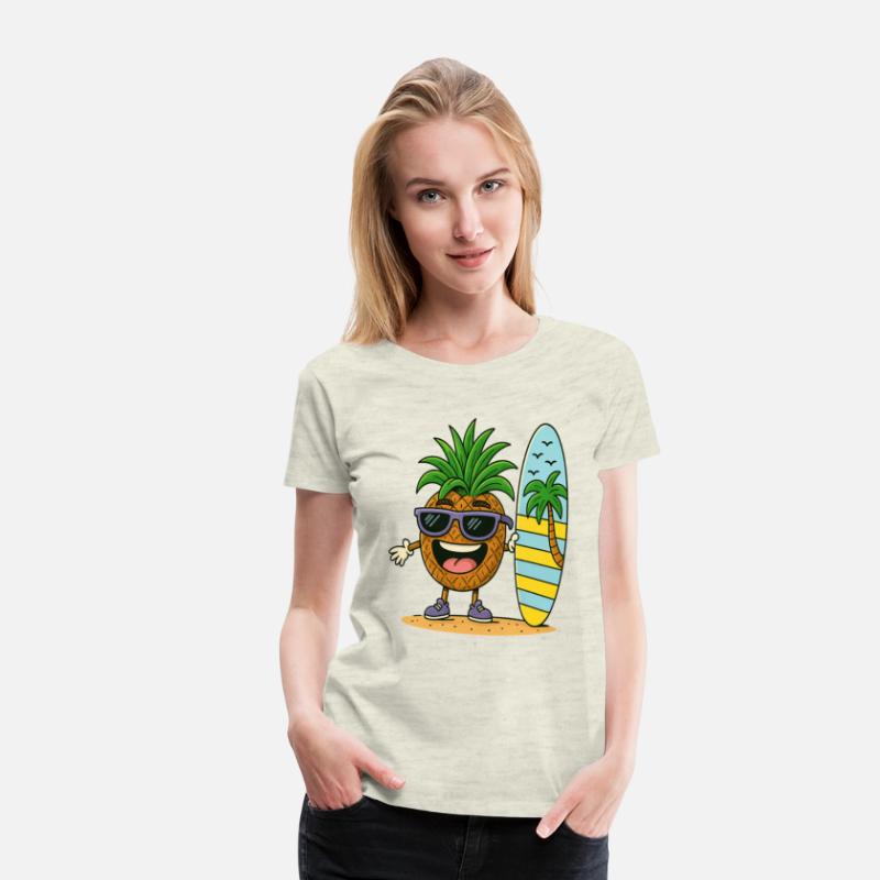 Sunny Surf Pineapple Character