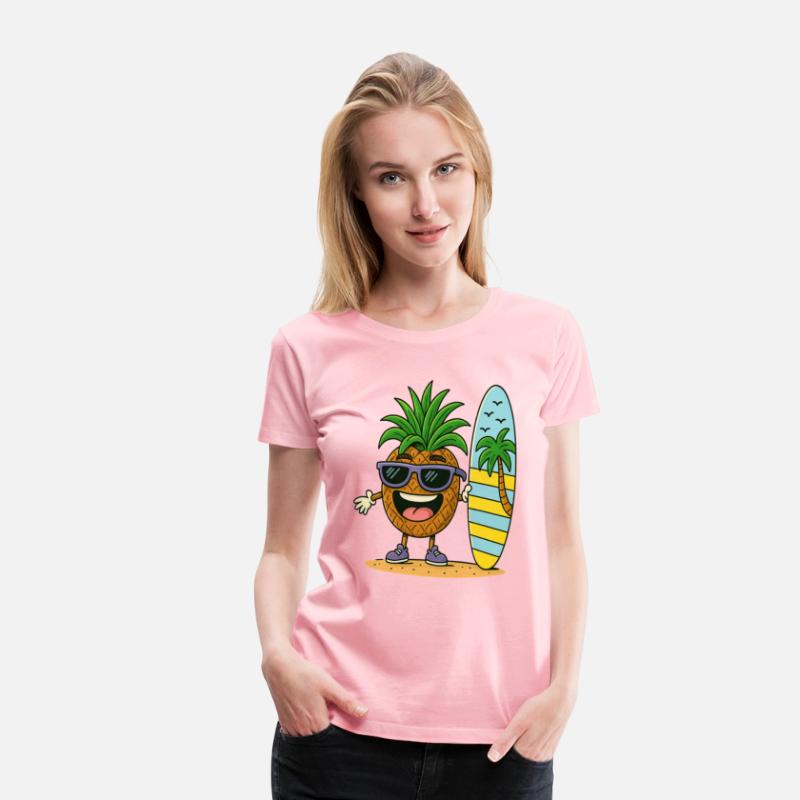 Sunny Surf Pineapple Character
