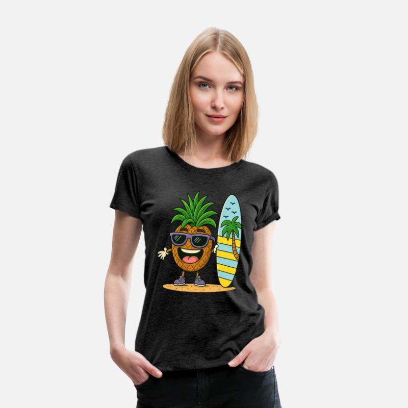 Sunny Surf Pineapple Character