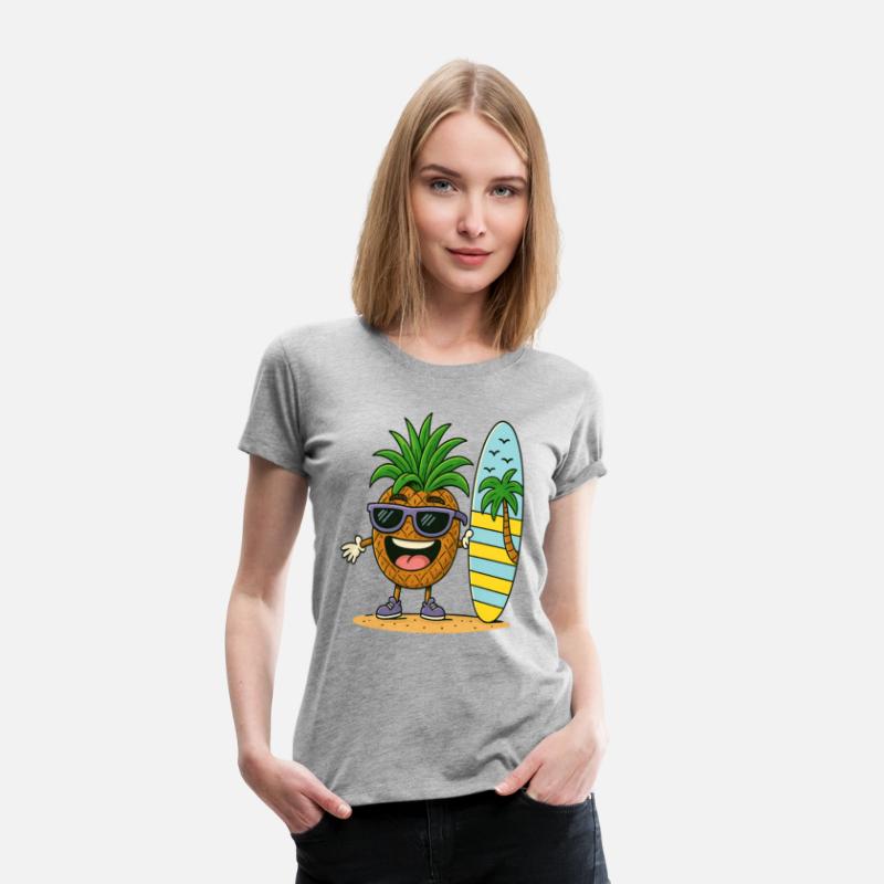 Sunny Surf Pineapple Character