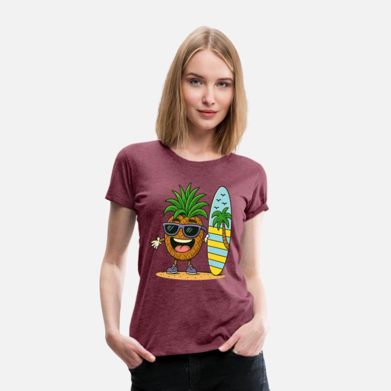 Sunny Surf Pineapple Character
