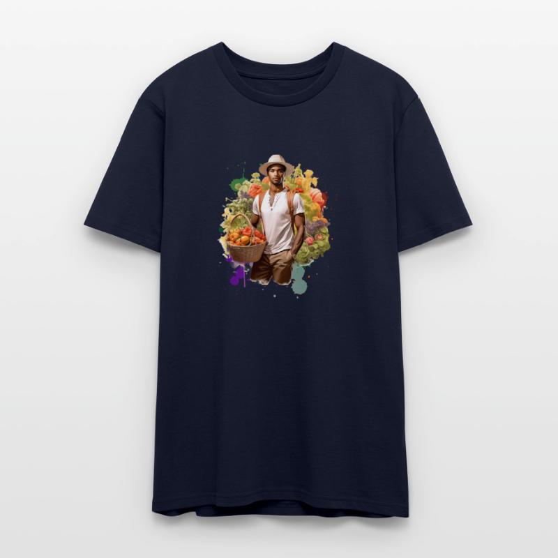 Sustainably sourced melanated male garden shirt