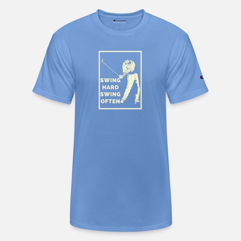 Swing hard, swing often