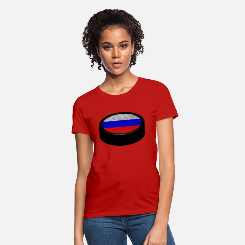 Team Russia Hockey Puck