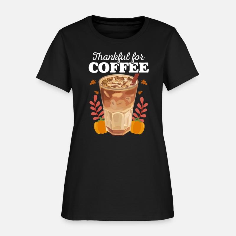 Thankful for Coffee Iced Beverage Drinker