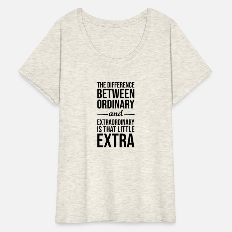 The difference between ordinary and extraordinary